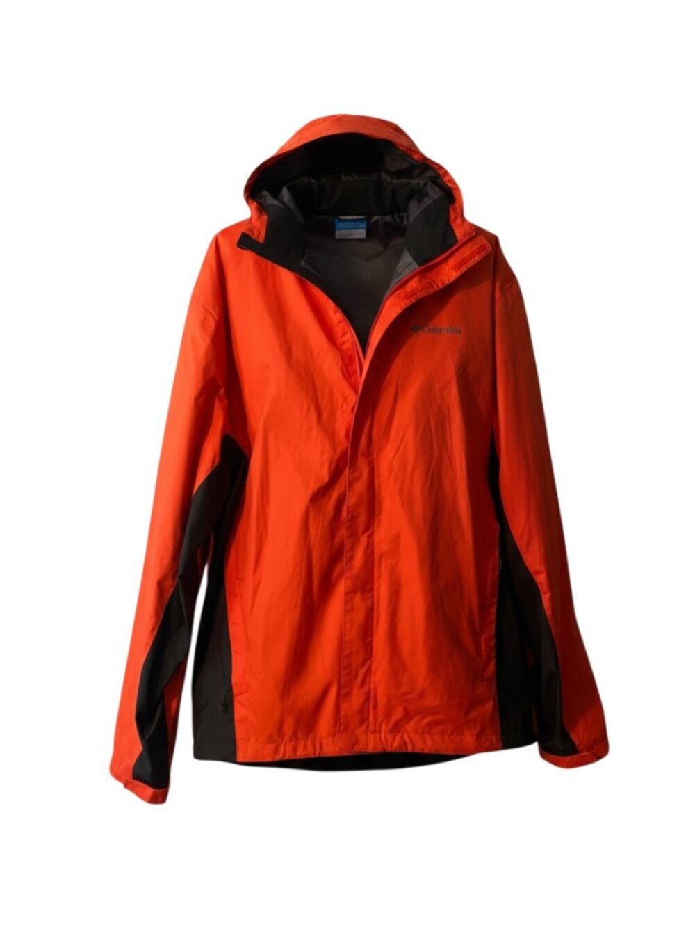 Columbia Jacket Hooded Full Zip Omni-Tech Men's Extra-Large Hiking Orange
